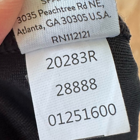 Spanx Leather-Like Jogger Pant Black Faux Leather Pocket High Waist 20283R - Picture 11 of 14